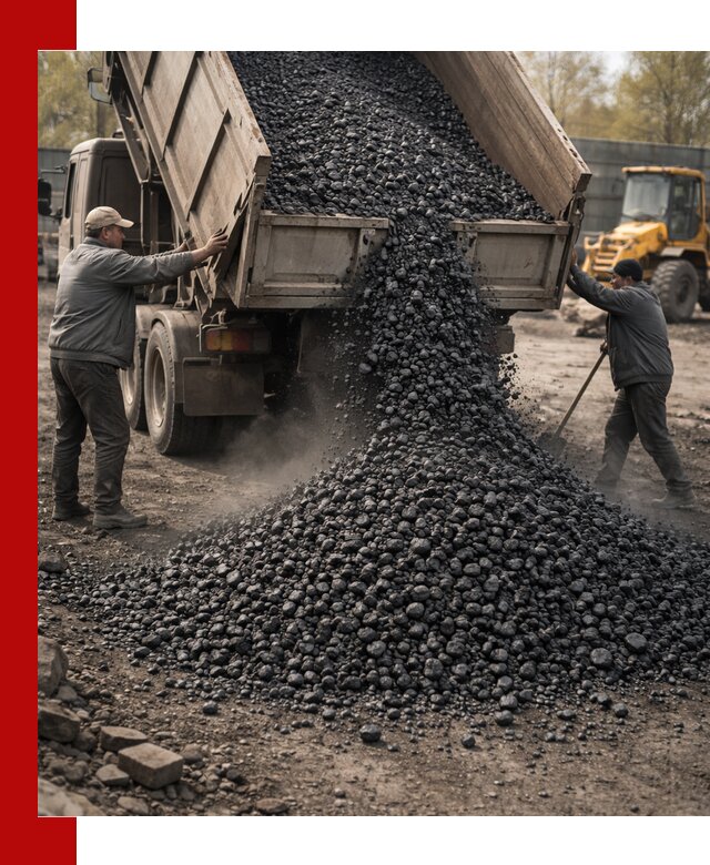 Доставка угля семечка самосвалами в Аксае