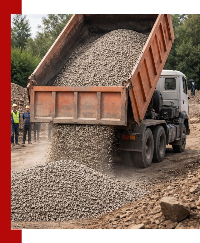 Доставка сыпучих материалов самосвалом в Аксае быстро и надежно