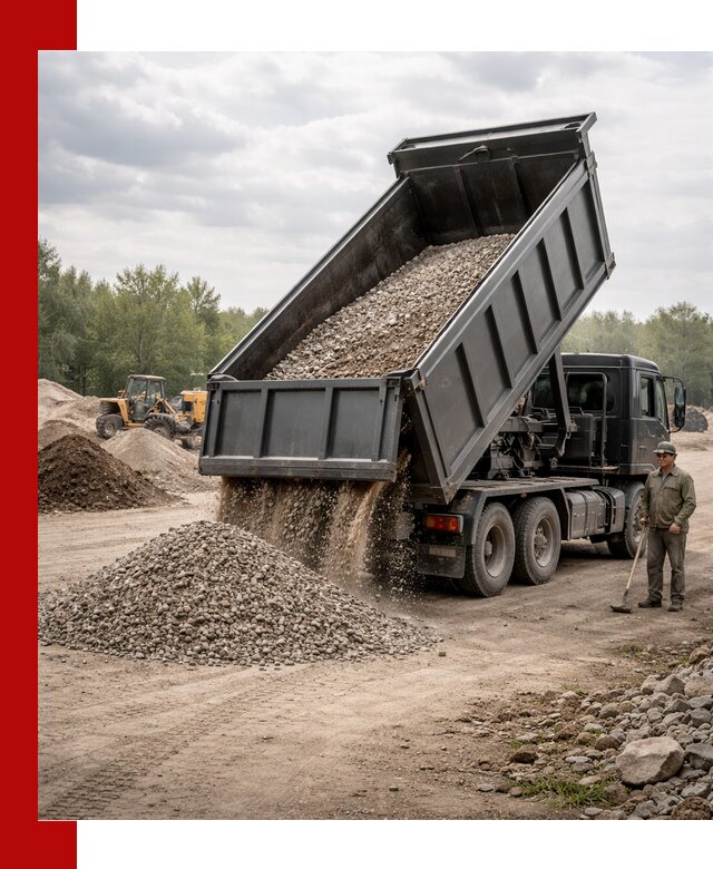 Доставка самосвалом 30 м3 по выгодным ценам в Аксае