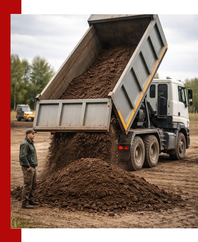 Аренда самосвала с водителем в Аксае для сыпучих грузов и навоза