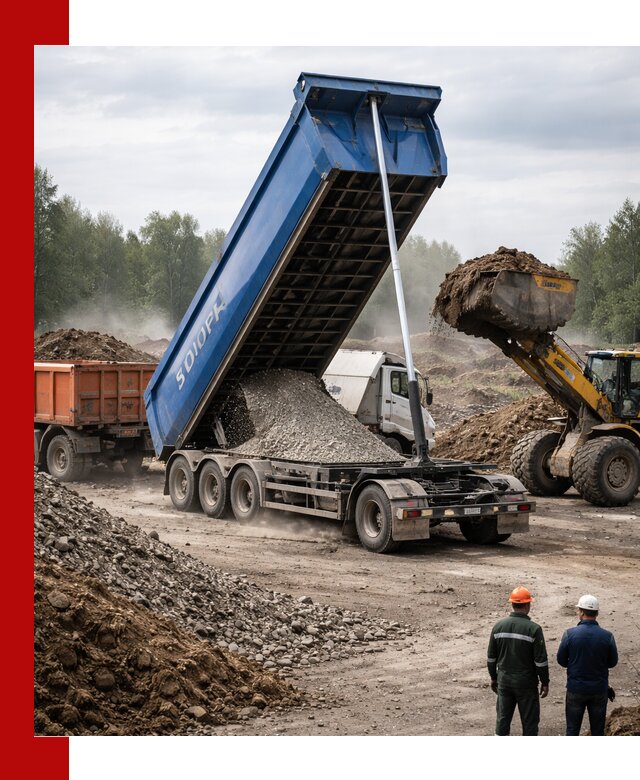 Аренда тонар 40 тонн в Аксае с доставкой материалов