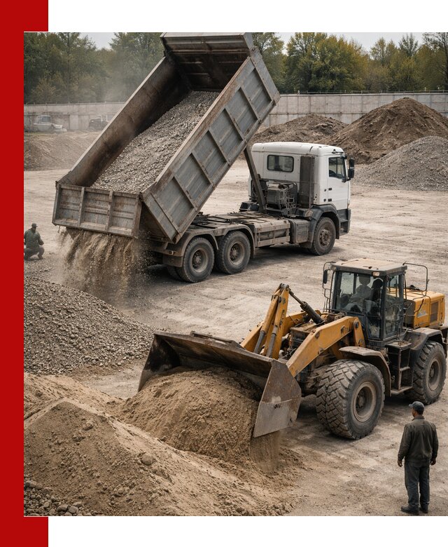 Перевозка сыпучих грузов самосвалами и бортовыми в Аксае