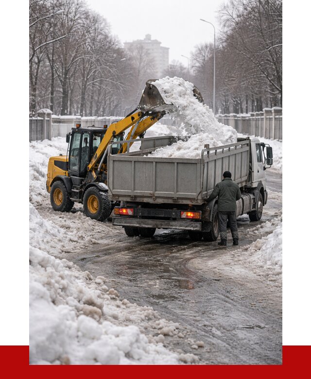 Вывоз снега с погрузкой в Аксае от 3555 р. ПРОНЕРУДАкс