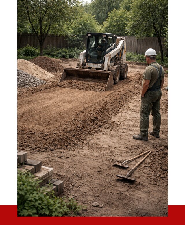 Выравнивание участка под ключ в Аксае от 3555 р. | ПРОНЕРУДАкс