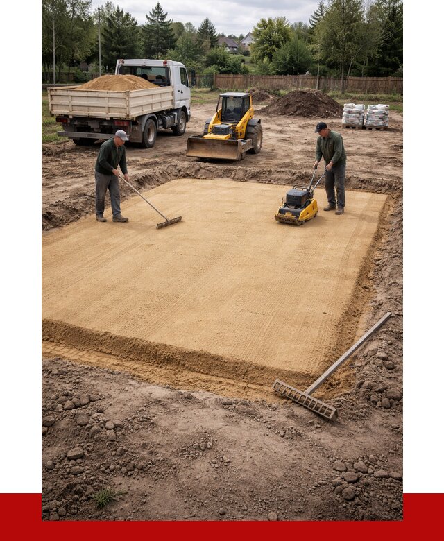 Устройство песчаной подушки в Аксае от 4571 р. ПРОНЕРУДАкс